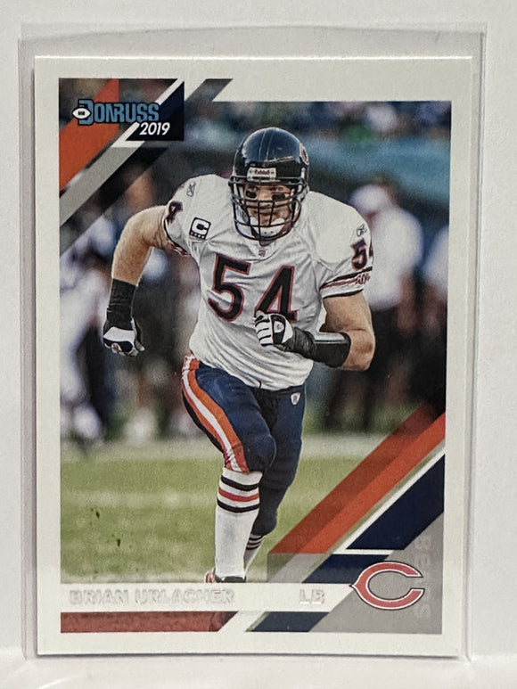 #56 Brian Urlacher Chicago Bears 2019 Donruss Football Card