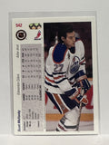 #542 Scott Mellanby Edmonton Oilers 91-92 Upper Deck Hockey Card