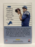 #RE-34 Matthew Stafford Retro Detroit Lions 2019 Donruss Football Card