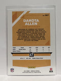 #267 Dakota Allen Rookie Los Angeles Rams 2019 Donruss Football Card