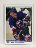 #118 Patrick Flatley New York Islanders 90-91 Upper Deck Hockey Card