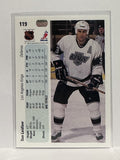 #119 Tom Laidlaw Los Angeles Kings 90-91 Upper Deck Hockey Card