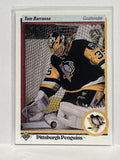 #121 Tom Barrasso Pittsburgh Penguins 90-91 Upper Deck Hockey Card