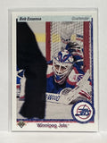 #122 Bob Essensa   Winnipeg Jets 90-91 Upper Deck Hockey Card