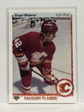 #123 Sergei Makarov   Calgary Flames 90-91 Upper Deck Hockey Card