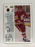 #123 Sergei Makarov   Calgary Flames 90-91 Upper Deck Hockey Card