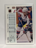 #130 Kelly Miller  Washington Capitals 90-91 Upper Deck Hockey Card