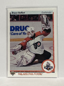 #135 Bruce Hoffort Star Rookie Philadelphia Flyers 90-91 Upper Deck Hockey Card