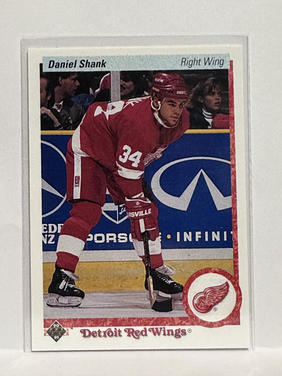 #99 Daniel Shank Detroit Red Wings 90-91 Upper Deck Hockey Card