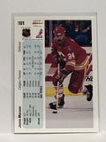 #101 Jamie Macoun Calgary Flames 90-91 Upper Deck Hockey Card