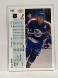 #105 Doug Smail  Winnipeg Jets 90-91 Upper Deck Hockey Card