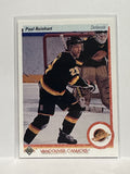 #110 Paul Reinhart Vancouver Canucks 90-91 Upper Deck Hockey Card