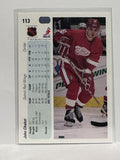 #113 John Chabot Detroit Red Wings 90-91 Upper Deck Hockey Card