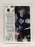 #117 Tim Watters Los Angeles Kings 90-91 Upper Deck Hockey Card