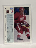 #78 Lee Norwood Detroit Red Wings 90-91 Upper Deck Hockey Card