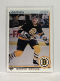 #84 Andy Brickley Boston Bruins 90-91 Upper Deck Hockey Card