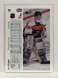 #89 Ken Wregget Philadelphia Flyers 90-91 Upper Deck Hockey Card