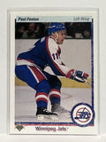 #92 Paul Fenton Winnipeg Jets 90-91 Upper Deck Hockey Card