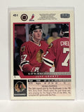 #451 Jeff Shantz Chicago Blackhawks 93-94 Upper Deck Hockey Card