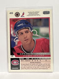 #455 Pierre Sevigny Montreal Canadiens 93-94 Upper Deck Hockey Card