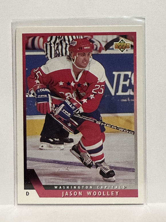 #462 Jason Woolley Washington Capitals 93-94 Upper Deck Hockey Card