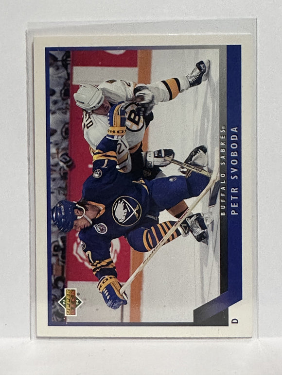 #465 Petr Svoboda Buffalo Sabres 93-94 Upper Deck Hockey Card