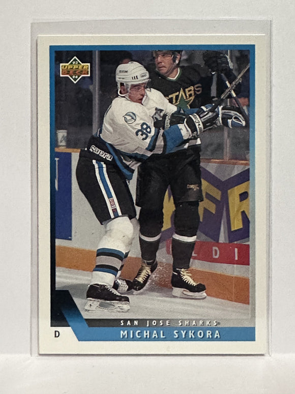 #489 Michal Sykora San Jose Sharks 93-94 Upper Deck Hockey Card