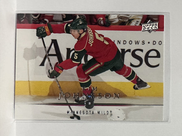 #353 Kim Johnson Minnesota Wild 08-09 Upper Deck Series 2 Hockey Card