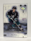 #1 Paul Kariya Anaheim Ducks 01-02 Upper Deck Mask Collection Hockey Card