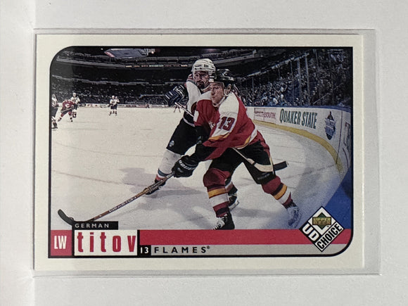 #30 German Titov Calgary Flames 98-99 Upper Deck Collector's Choice Hockey Card