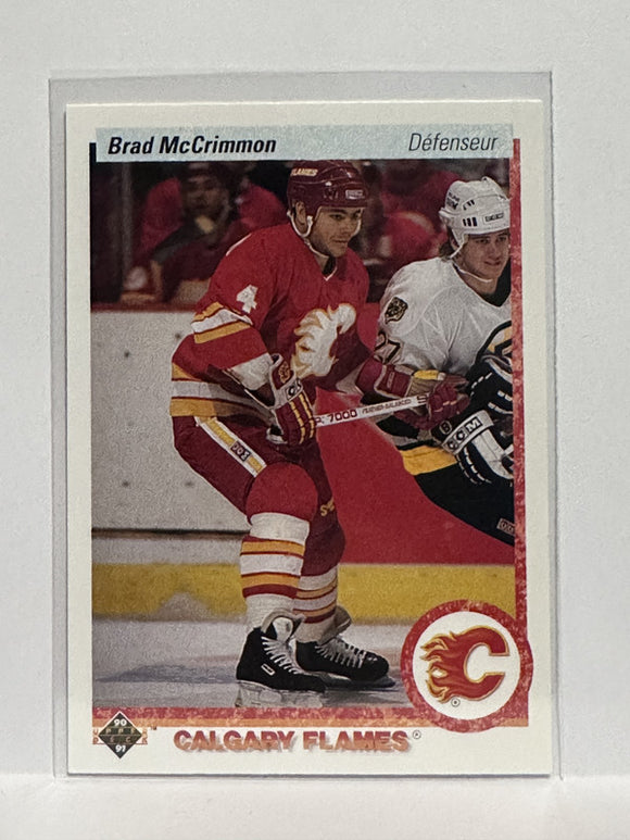 #294 Brad McCrimmon Calgary Flames 90-91 Upper Deck Hockey Card