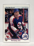 #218 Paul MacDermid Winnipeg Jets 90-91 Upper Deck Hockey Card