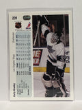 #231 Kelly Hrudey Los Angeles Kings 90-91 Upper Deck Hockey Card