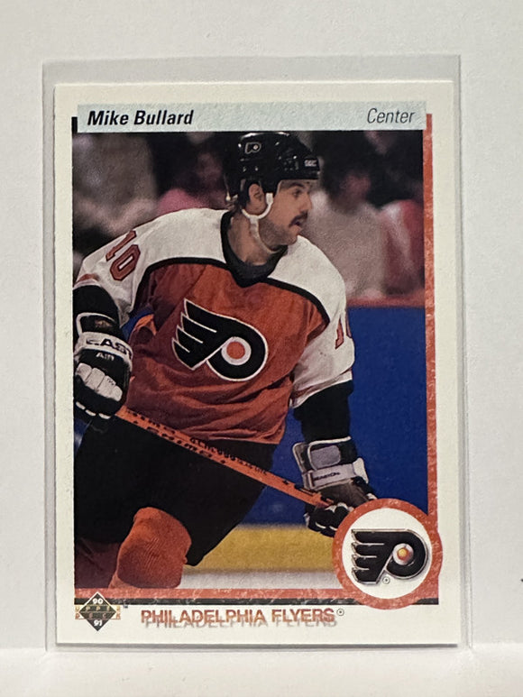 #230 Mike Bullard Philadelphia Flyers 90-91 Upper Deck Hockey Card