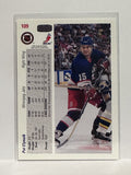 #109 Pat Elynuik Winnipeg Jets 91-92 Upper Deck Hockey Card