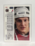 #114 Jyrki Lumme Vancouver Canucks 91-92 Upper Deck Hockey Card