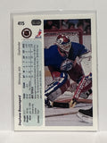 #415 Stephane Beauregard Winnipeg Jets 90-91 Upper Deck Hockey Card