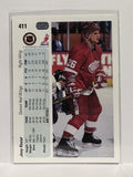 #411 Joey Kocur Detroit Red Wings 90-91 Upper Deck Hockey Card