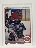 #408 J.C. Bergeron Montreal Canadiens 90-91 Upper Deck Hockey Card