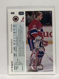 #408 J.C. Bergeron Montreal Canadiens 90-91 Upper Deck Hockey Card