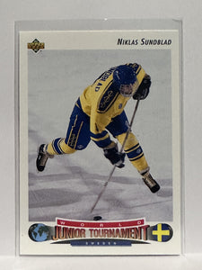 #227 Niklas Sundblad Sweden 94-95 Upper Deck Hockey Card