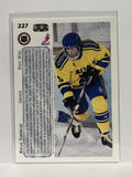 #227 Niklas Sundblad Sweden 94-95 Upper Deck Hockey Card