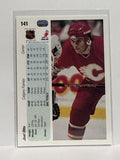 #141 Joel Otto Calgary Flames 90-91 Upper Deck Hockey Card