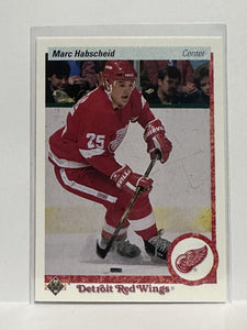 #374 Marc Habscheid Detroit Red Wings 90-91 Upper Deck Hockey Card