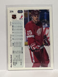 #374 Marc Habscheid Detroit Red Wings 90-91 Upper Deck Hockey Card