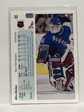 #32 Mike Richter New York Rangers 90-91 Upper Deck Hockey Card