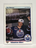 #167 Esa Tikkanen Edmonton Oilers 90-91 Upper Deck Hockey Card