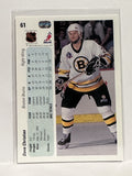 #61 Dave Christian Boston Bruins 90-91 Upper Deck Hockey Card