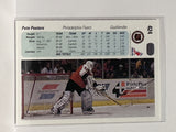 #424 Pete Peters Philadelphia Flyers 90-91 Upper Deck Hockey Card