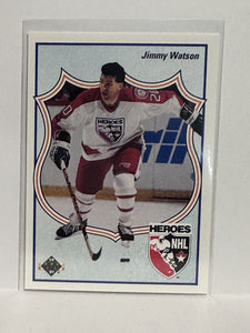 #514 Jimmy Watson Heroes NHL 90-91 Upper Deck Hockey Card